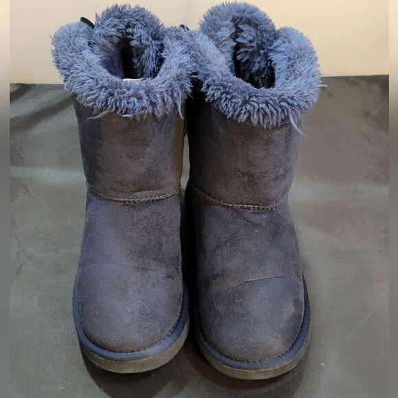 UGG MINI BAILEY BOW RETRO SPOTS OCEAN BOOTS - WOMEN'S S2 - Picture 3 of 13